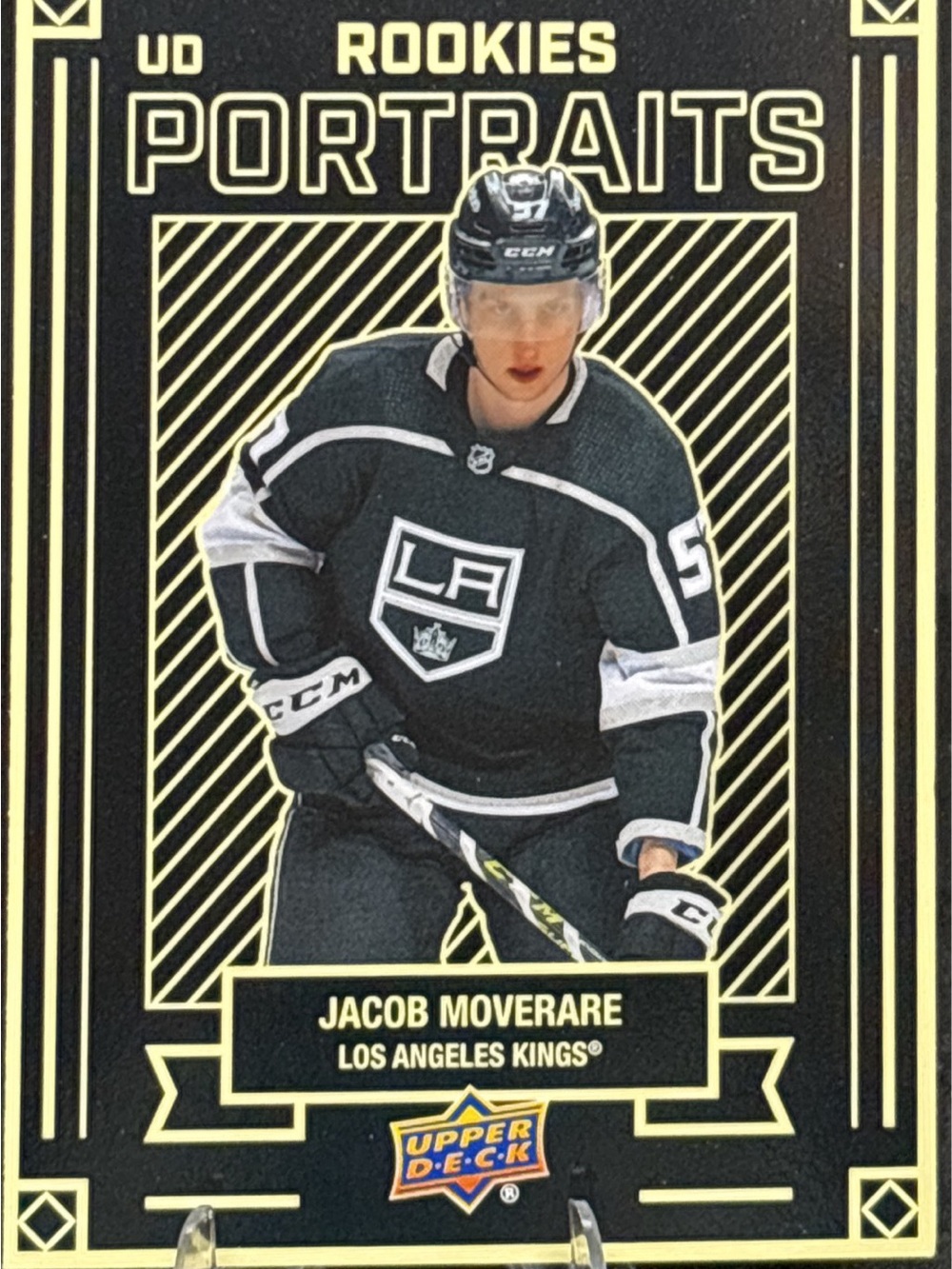 Upper Deck Rookies Portraits Hockey Trading Card -Jacob Moverare
